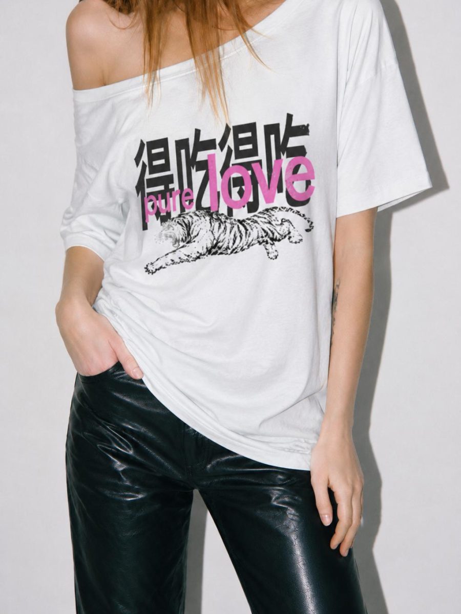 PURITY ONE SHOULDER T-SHIRT
