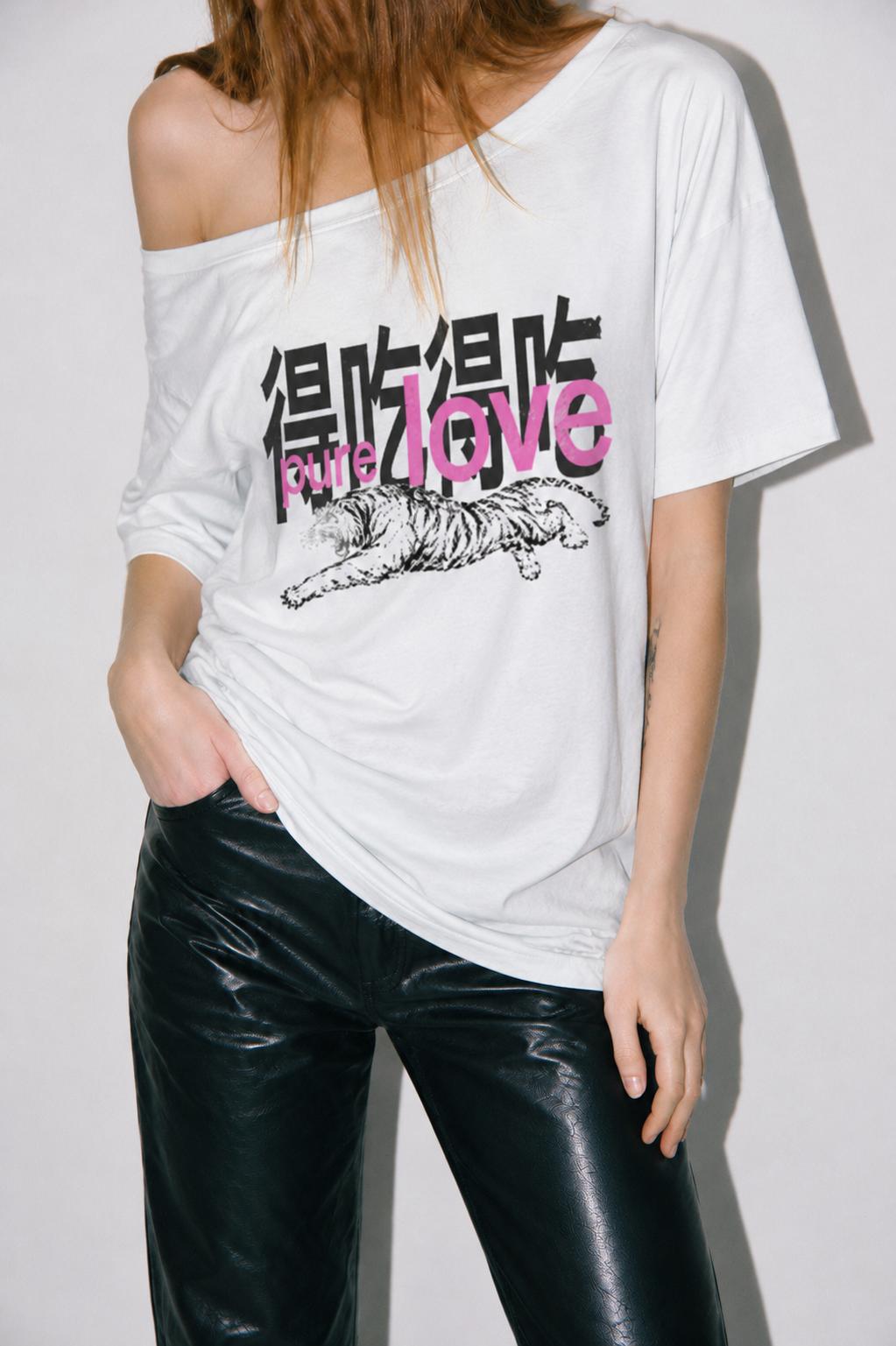 PURITY ONE SHOULDER T-SHIRT