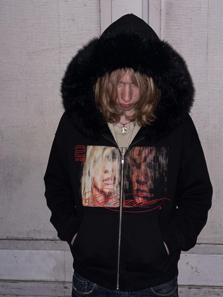 DARE FUR ZIP-UP HOODIE