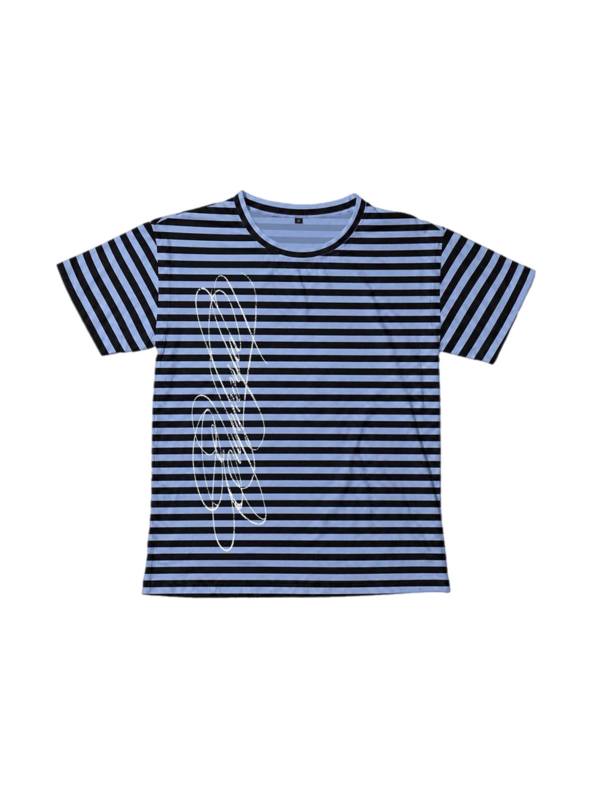ETHEREAL STRIPED T-SHIRT BLUE