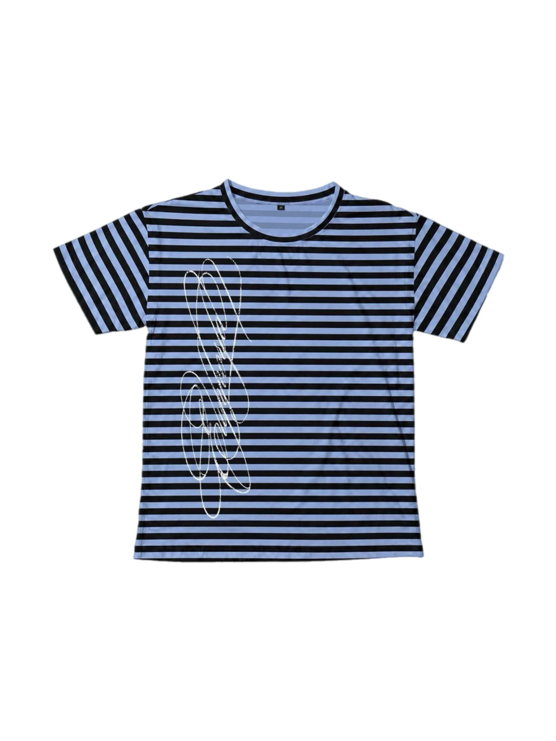 ETHEREAL STRIPED T-SHIRT BLUE