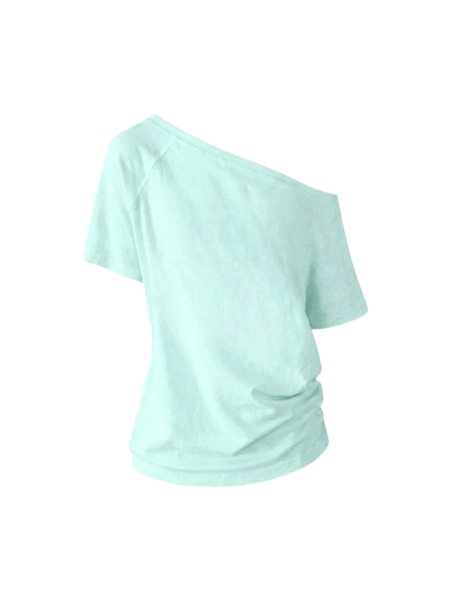 MINT ONE SHOULDER T-SHIRT