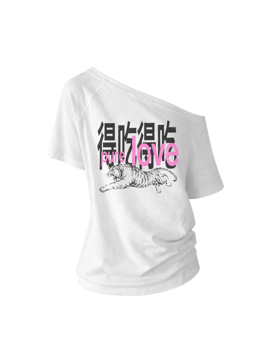 PURITY ONE SHOULDER T-SHIRT