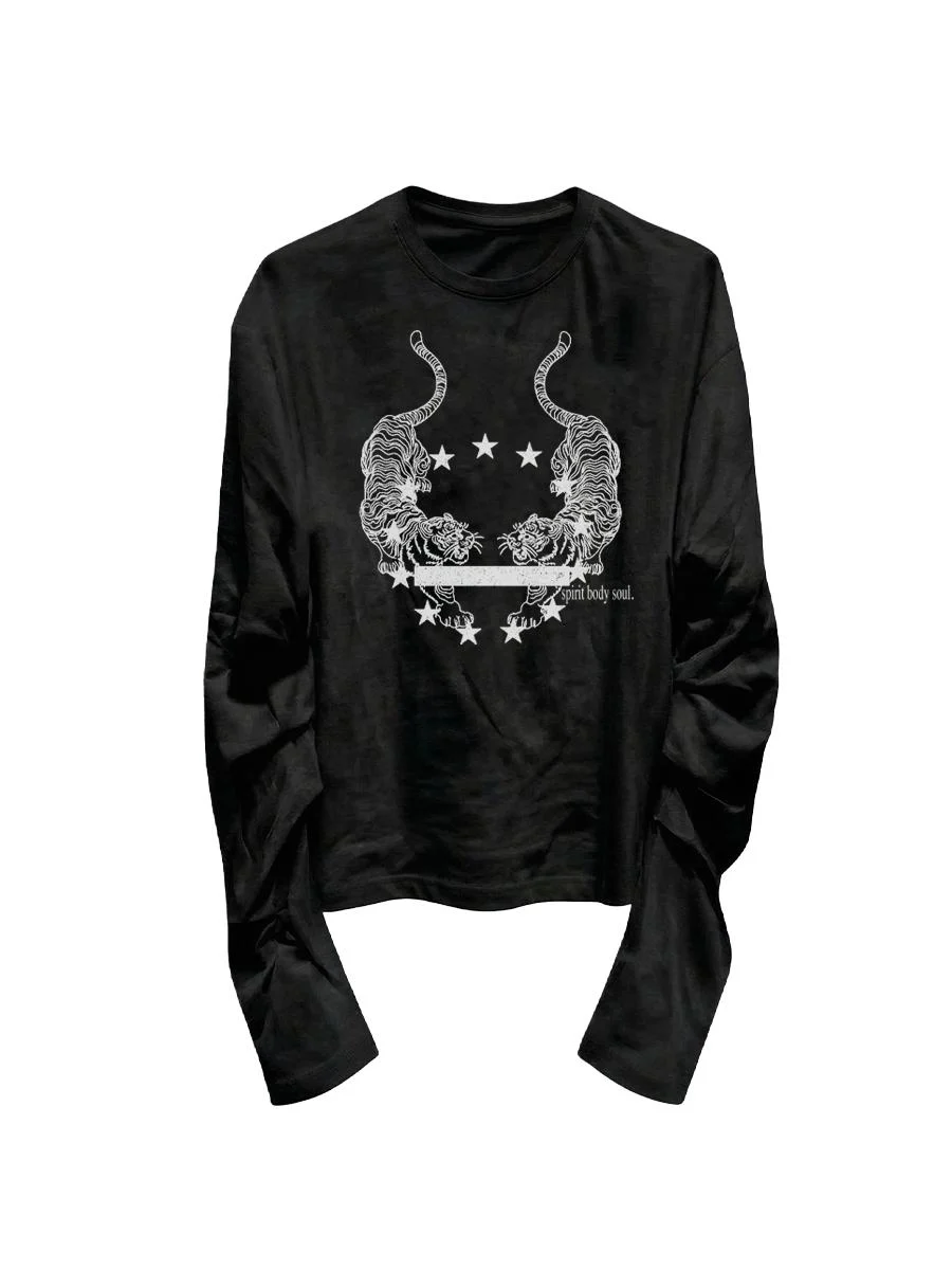 SPIRIT BODY SOUL LONGSLEEVE BLACK
