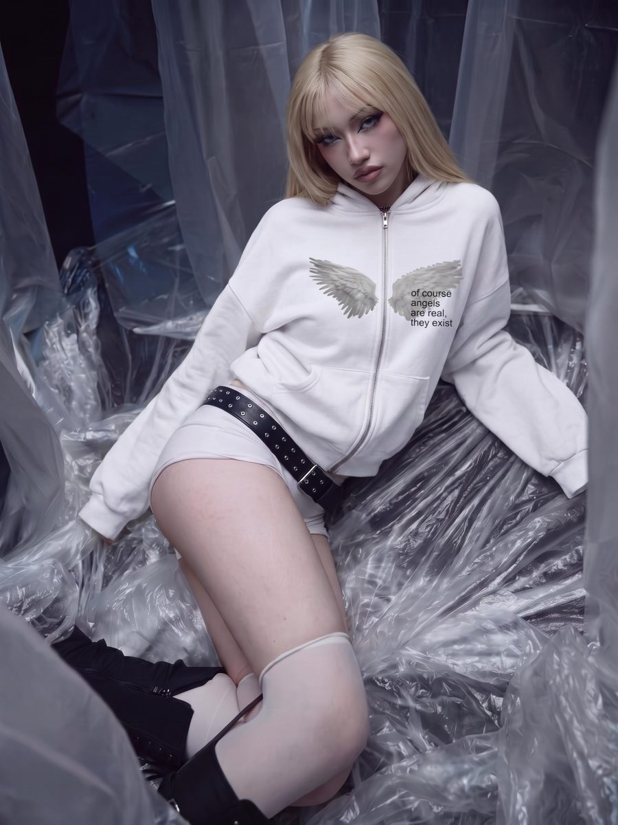 ANGELS ZIP-UP HOODIE
