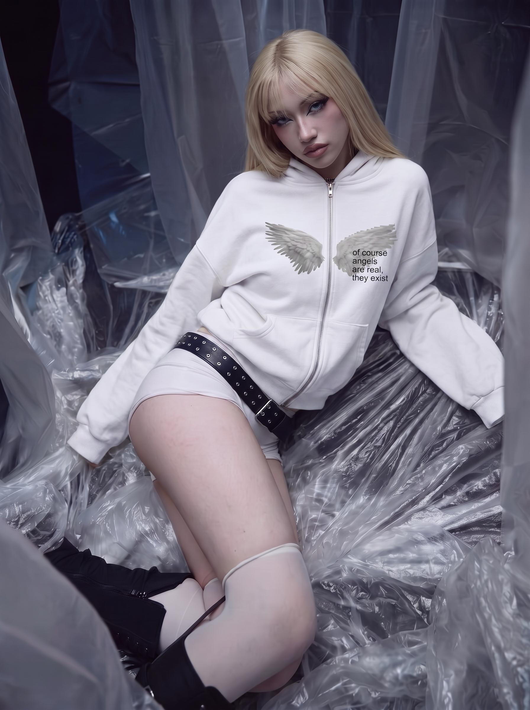 ANGELS ZIP-UP HOODIE