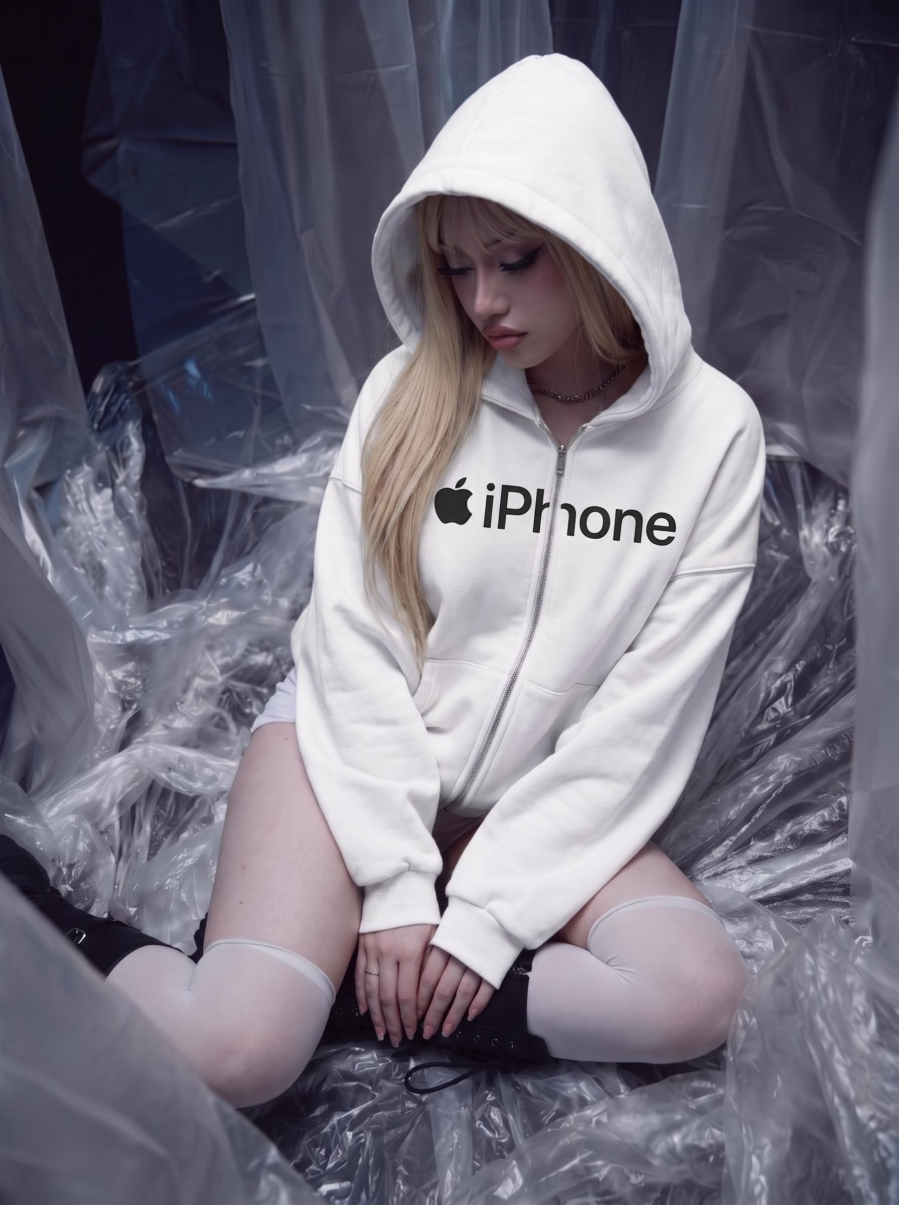IPHONE ZIP-UP HOODIE