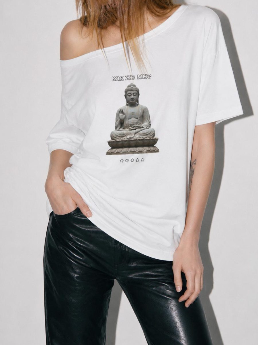 MENTAL STATE ONE SHOULDER T-SHIRT