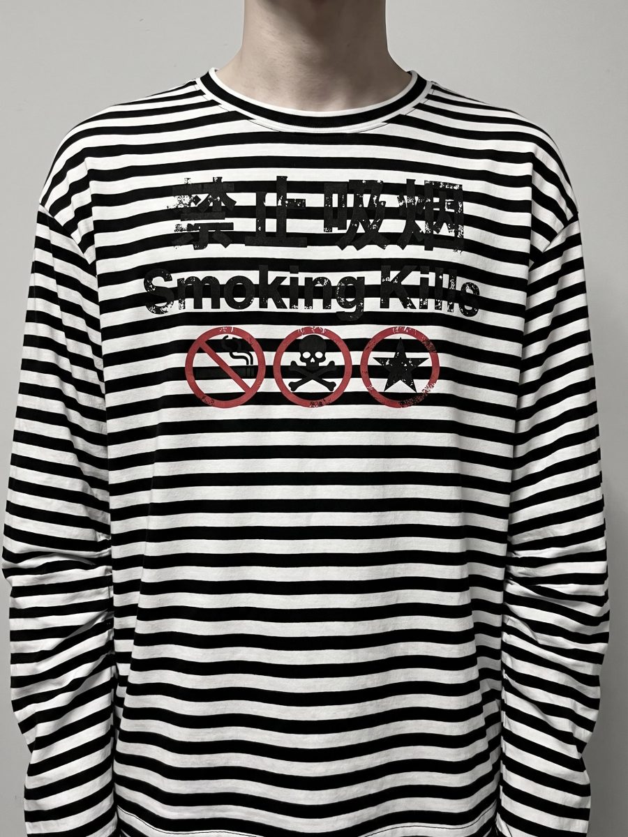 SMOKE STRIPED LONGSLEEVE