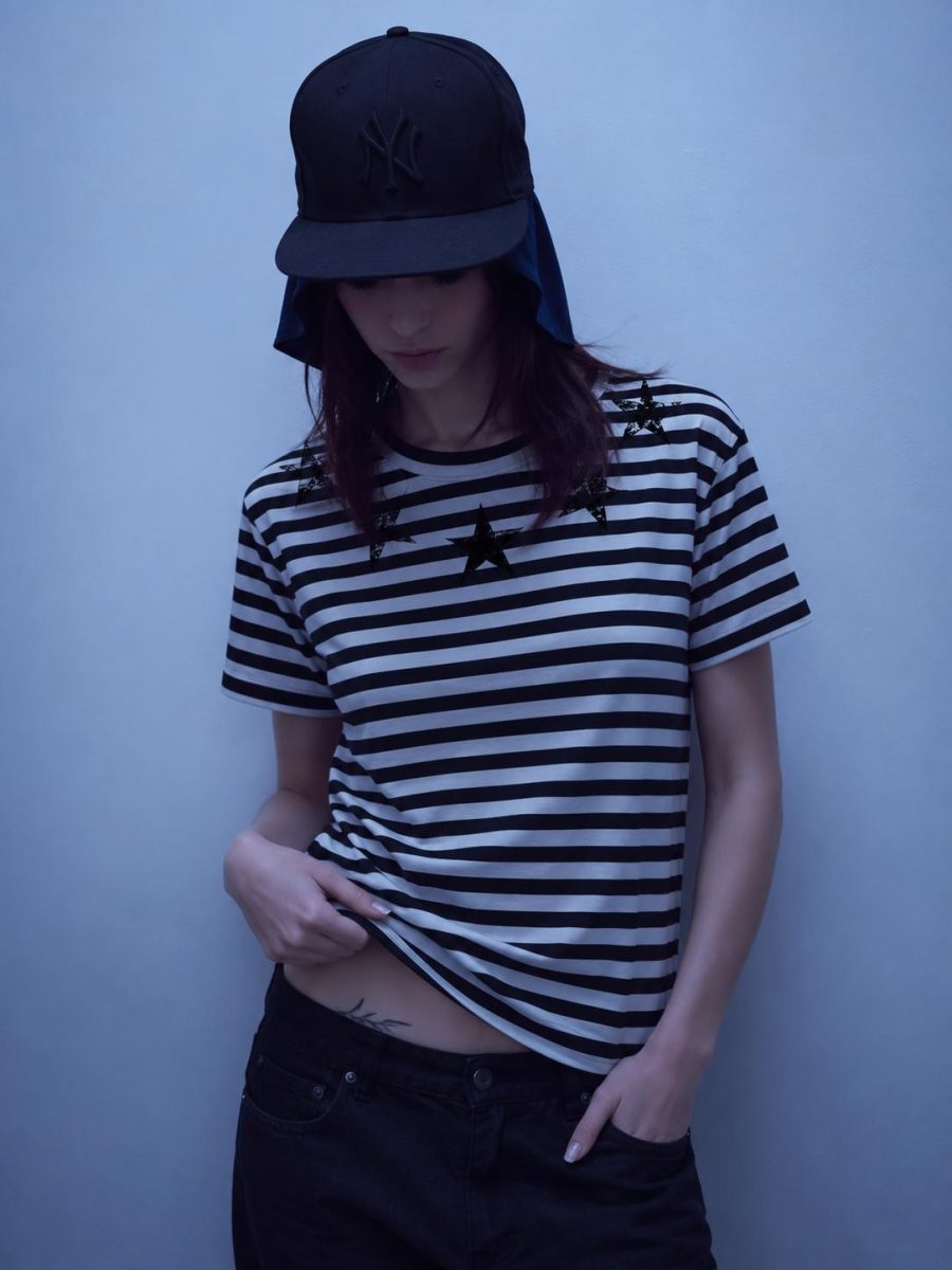 STARGAZING STRIPED T-SHIRT