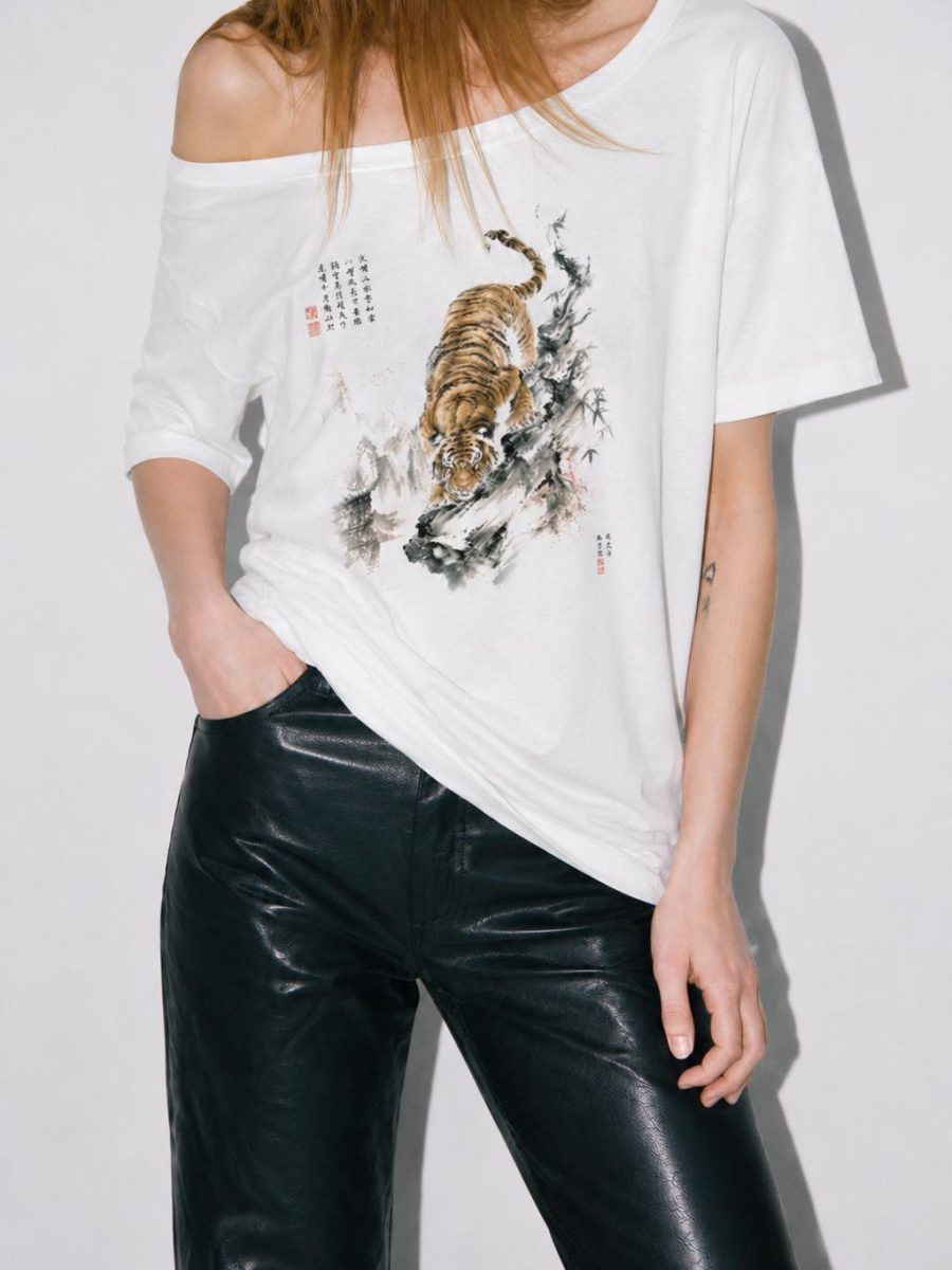 SPIRIT ONE SHOULDER T-SHIRT