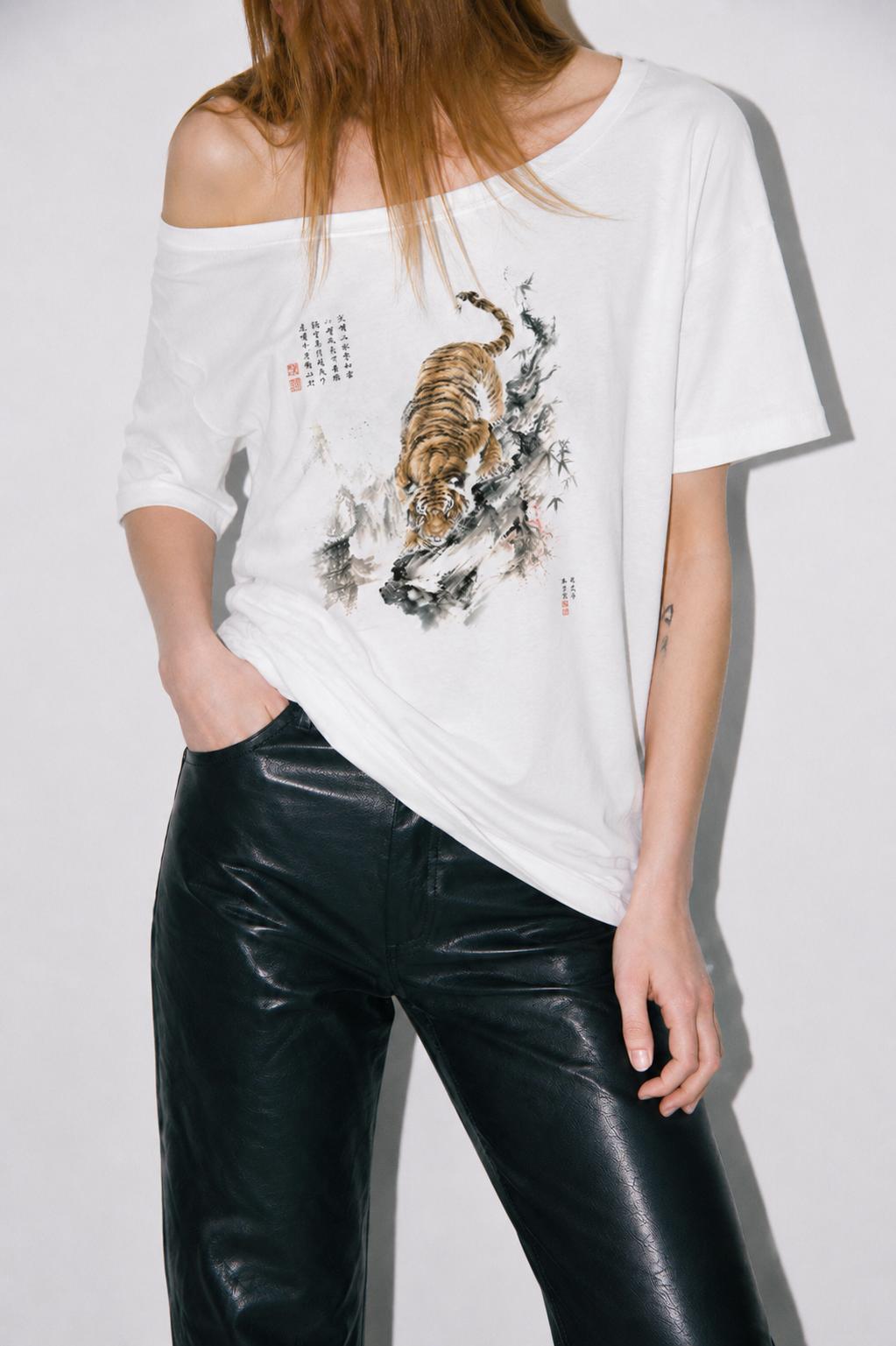 SPIRIT ONE SHOULDER T-SHIRT