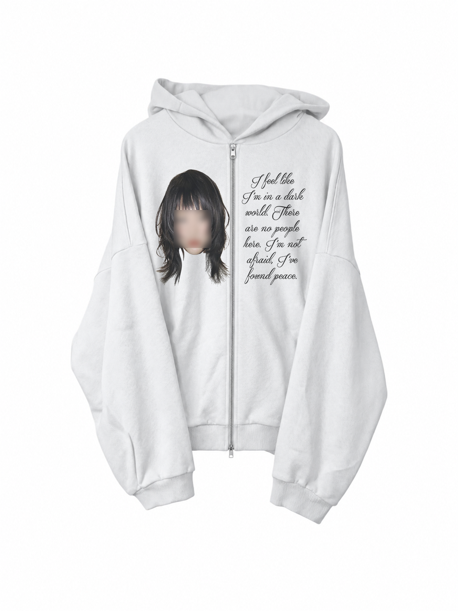 DARK WORLD ZIP-UP HOODIE
