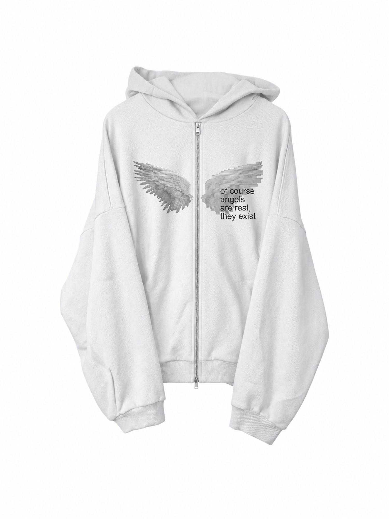 ANGELS ZIP-UP HOODIE