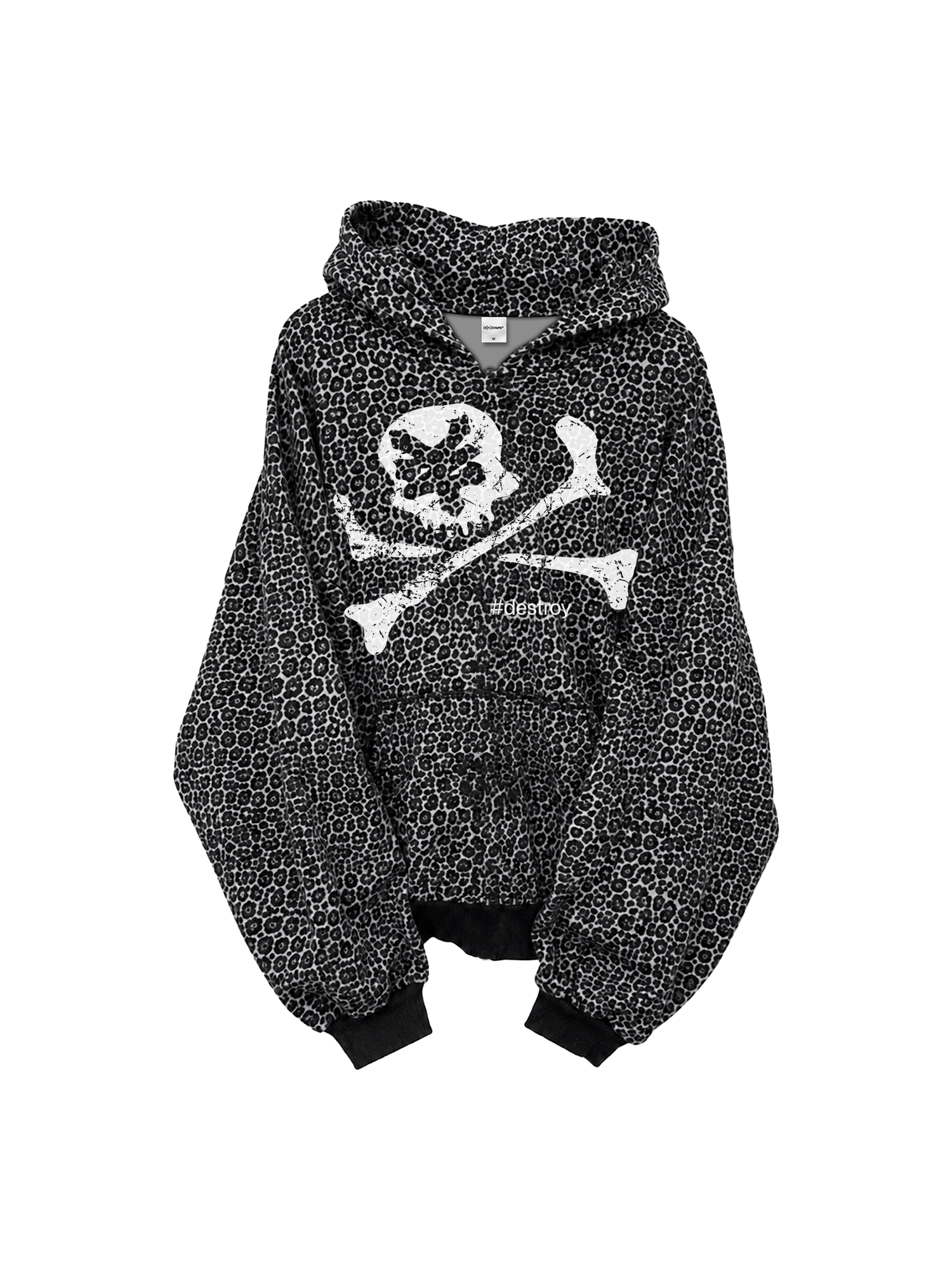 DESTROY LEOPARD HOODIE