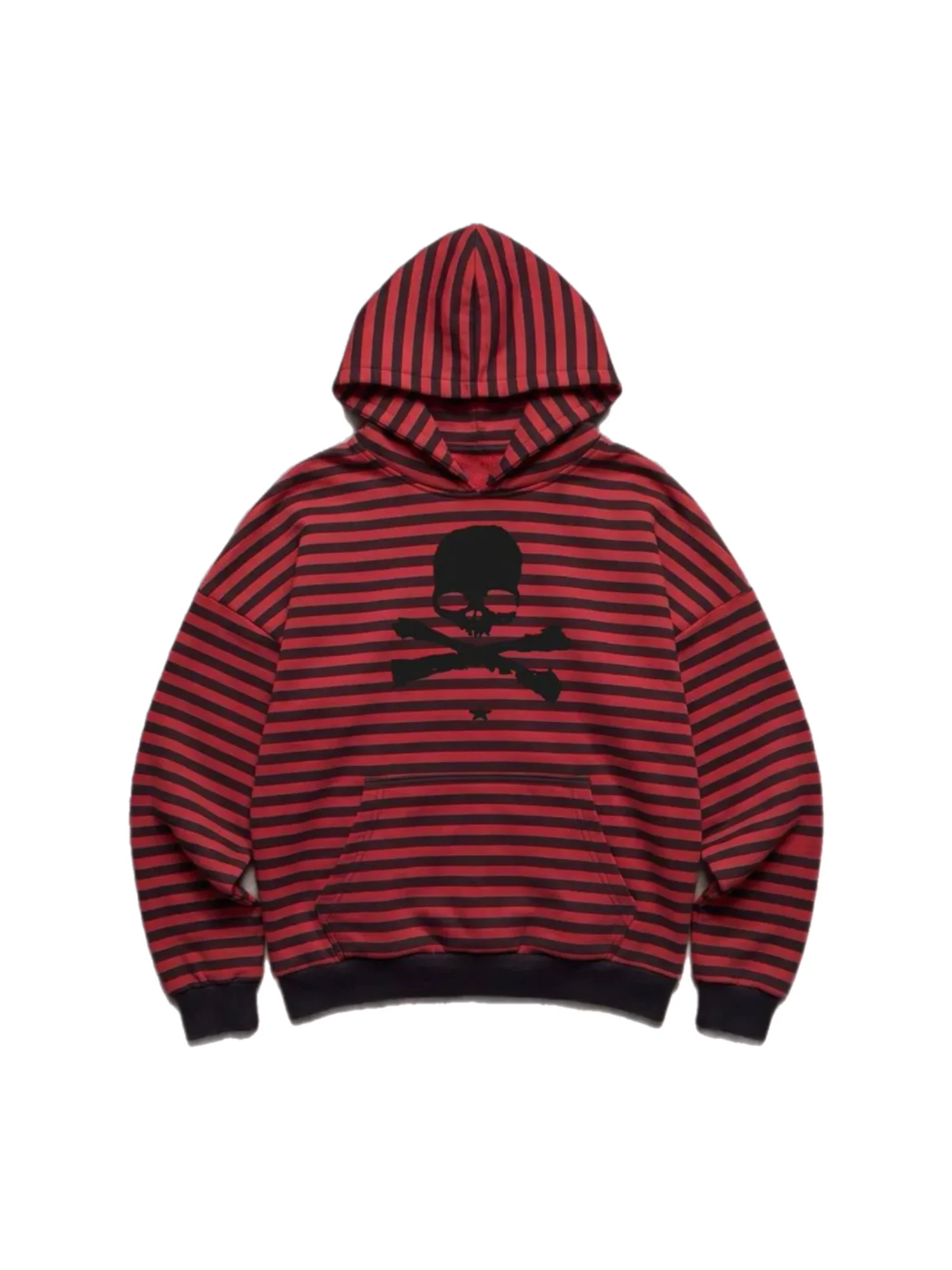 SCULL RED HOODIE