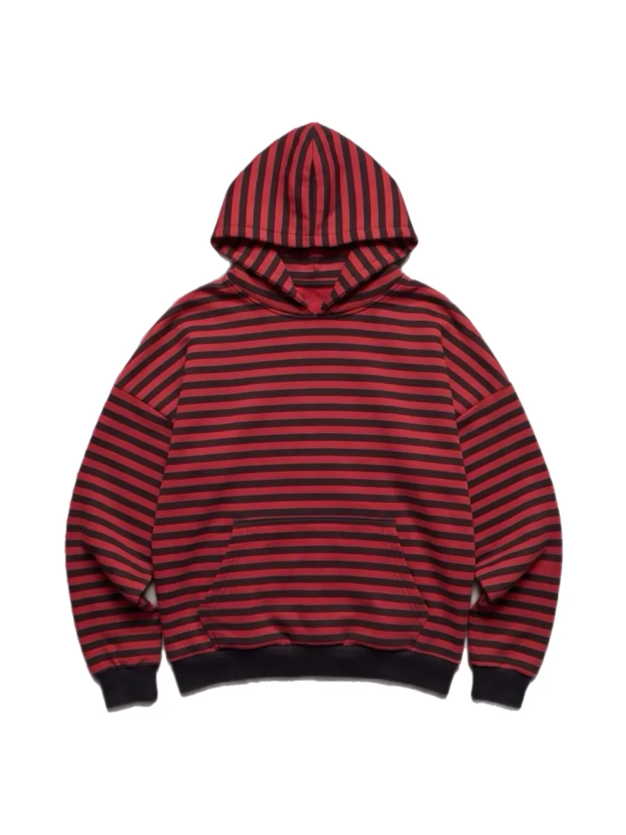 RED STRIPES HOODIE