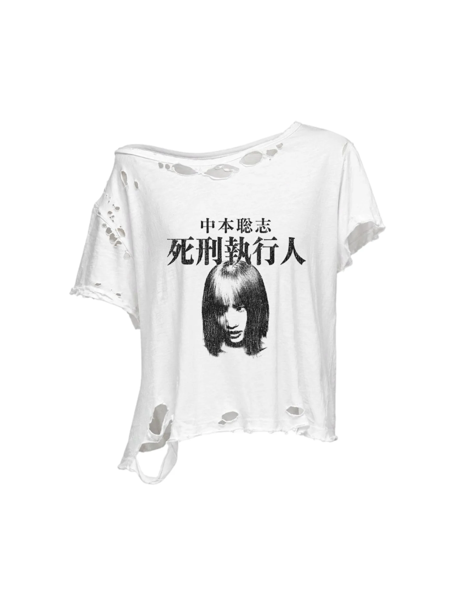 SUBSTANCE ONE SHOULDER T-SHIRT