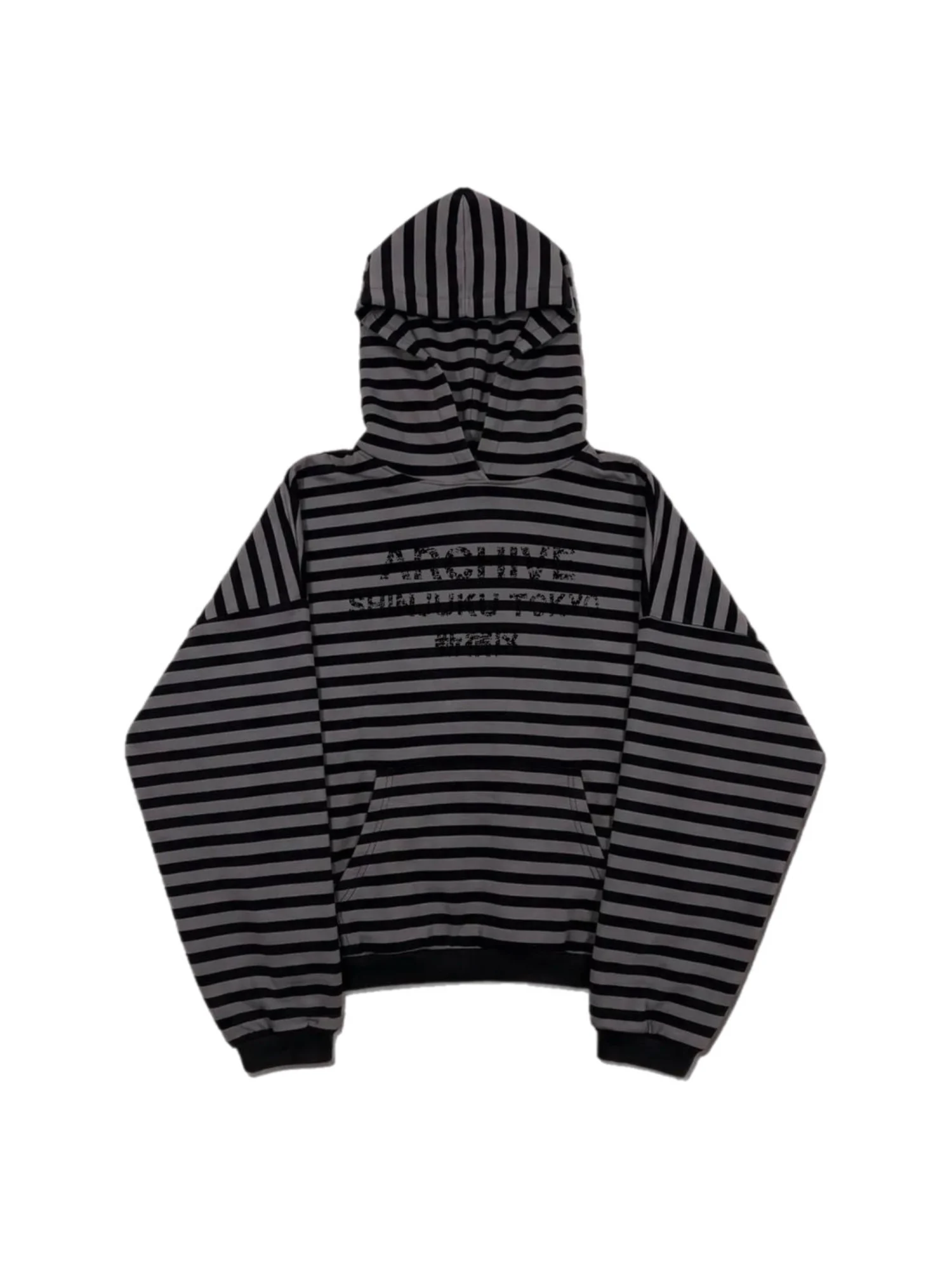 ARCHIVE GRAY STRIPES HOODIE