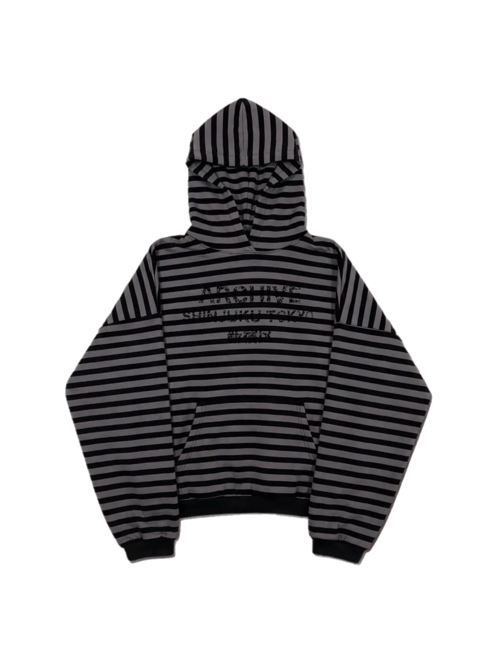 ARCHIVE GRAY STRIPES HOODIE