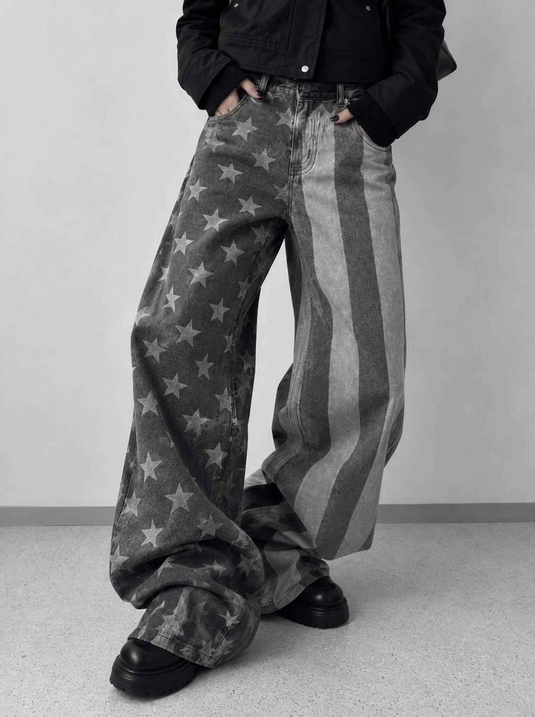 USA PRINTED JEANS